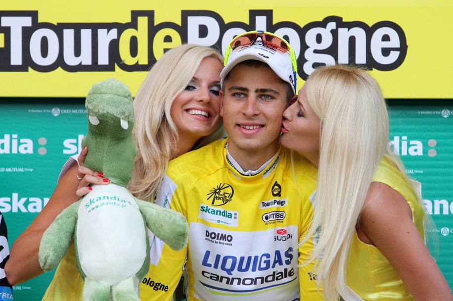 In Polonia nel 2011 Sagan, campione nazionale, conquista la prima corsa a tappe, dopo essersi aggiudicato due frazioni. Epa